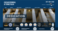 Desktop Screenshot of chicagocriminalattorneyblog.com